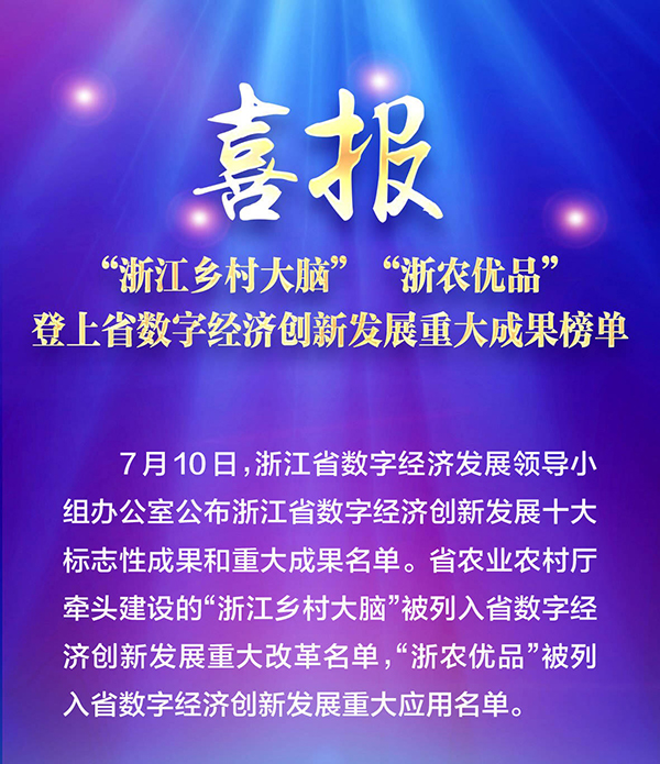 省數字經濟創新發展重大成果榜單