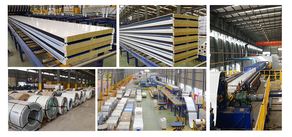 聚氨酯封邊巖棉屋面板